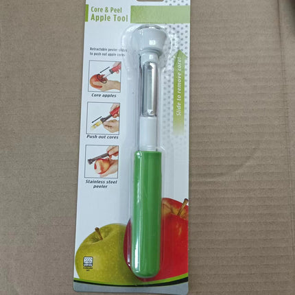 Stainless Steel Two-in-one Shrink Fruit Peeler