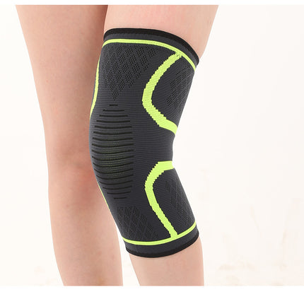 Double Corrugated Non-slip Stretch Keep Warm Nylon Needle Sports Kneecaps