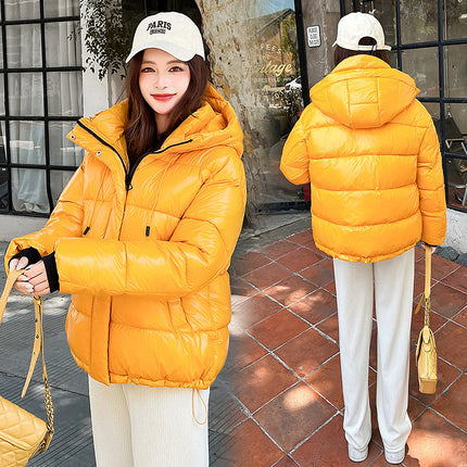Men's And Women's Short Hood Cotton-padded Jacket