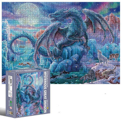 Mysterious Dragon High Difficulty 2000 Piece Puzzle