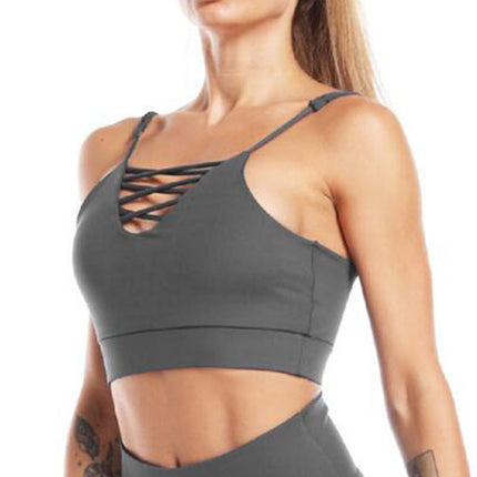 Women's Adjustable Bra Pants Fitness Exercise Suit