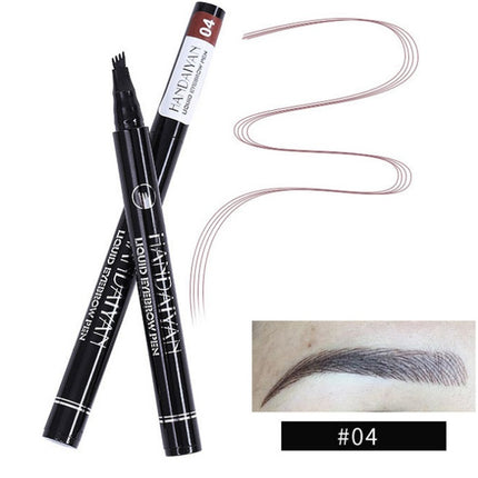 Microblading Eyebrow Pencil Waterproof Fork Tip Tattoo Pen Tinted Fine Sketch Eye Brow Pencils Long Lasting Eyebrows