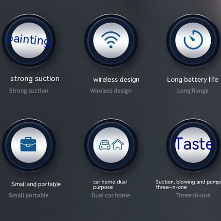 Car For Home And Car Mini Wireless Handheld Portable Vacuum Cleaner