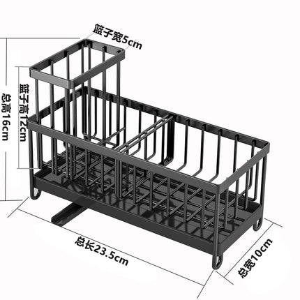 Kitchen 304 Stainless Steel Sponge And Cloth Storage Rack