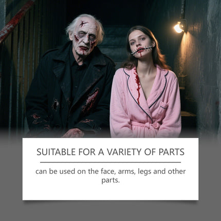 DOWMOO Halloween Fake Blood Makeup Set Funny Makeup Plasma