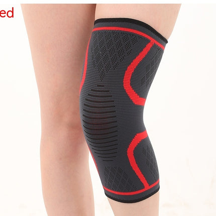 Double Corrugated Non-slip Stretch Keep Warm Nylon Needle Sports Kneecaps