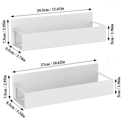 Magnetic Refrigerator Shelf No Punching Spice Rack Refrigerator Side Hanger