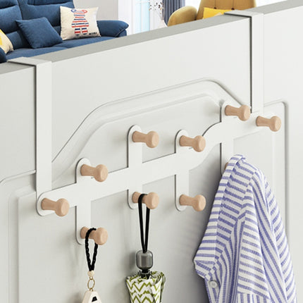 Hanging Clothes Rack Storage Hook Behind The Nail Free Door