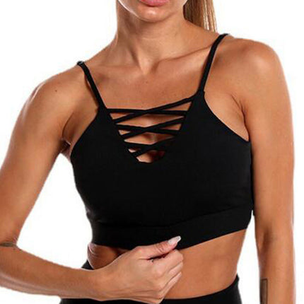 Women's Adjustable Bra Pants Fitness Exercise Suit