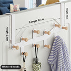 Ivory White 10 Hooks