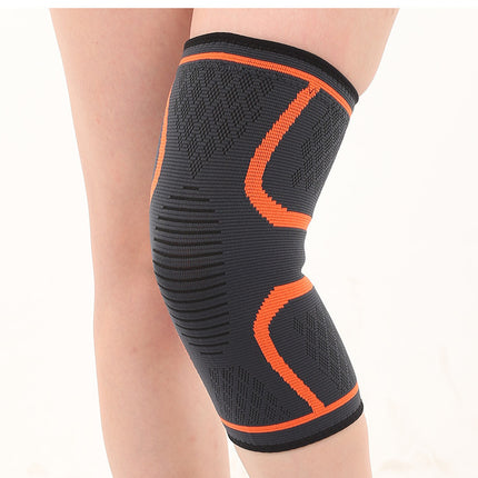 Double Corrugated Non-slip Stretch Keep Warm Nylon Needle Sports Kneecaps