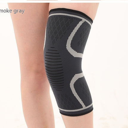 Double Corrugated Non-slip Stretch Keep Warm Nylon Needle Sports Kneecaps