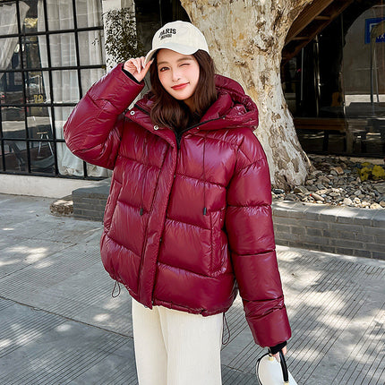 Men's And Women's Short Hood Cotton-padded Jacket