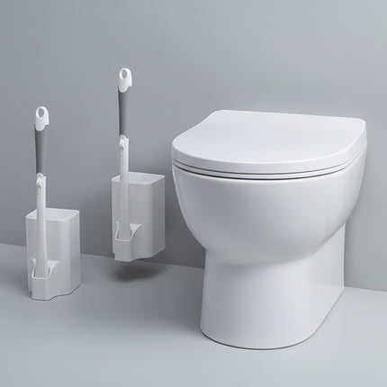 Disposable toilet brush cleaning artifact set