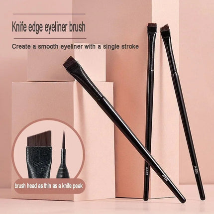 Eyebrow Eyeliner Brush Portable Small Angle Eyebrow Brush Makeup Tool Brushes Makeup Professional  Eyeliner Eyebrow Contour Makeup Brush Super Soft Fiber Comfortable Grip Soft And Natural Makeup Appli