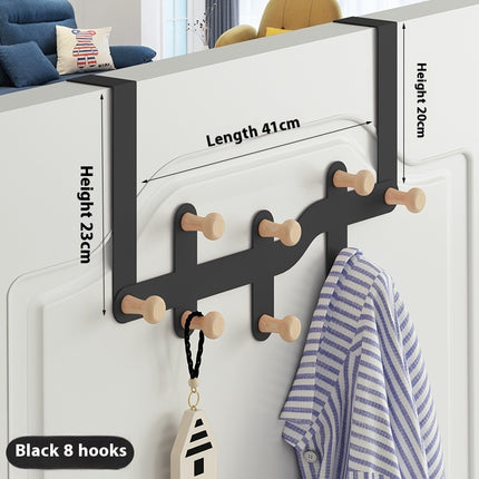 Hanging Clothes Rack Storage Hook Behind The Nail Free Door