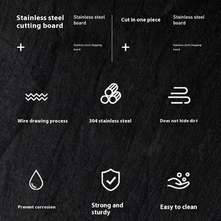 Stainless Steel Cutting Double-sided Kneading Panel Hanging Hole