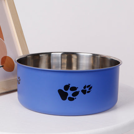 Stainless Steel Dog Bowl Large Capacity Anti-tumble Cat Bowl