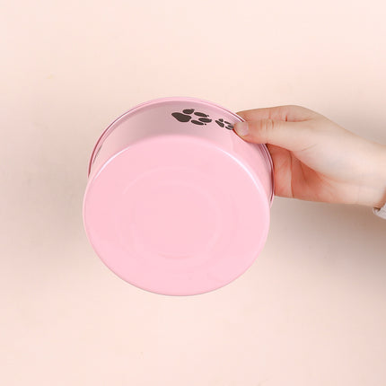 Stainless Steel Dog Bowl Large Capacity Anti-tumble Cat Bowl
