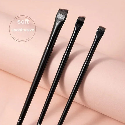 Eyebrow Eyeliner Brush Portable Small Angle Eyebrow Brush Makeup Tool Brushes Makeup Professional  Eyeliner Eyebrow Contour Makeup Brush Super Soft Fiber Comfortable Grip Soft And Natural Makeup Appli
