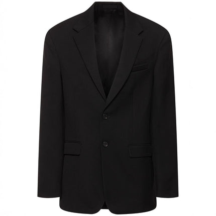 Women's Casual Loose Solid Color Long Sleeve Slit Mid-length Suit Coat