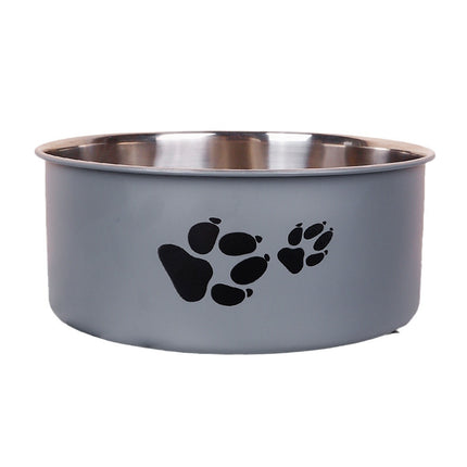 Stainless Steel Dog Bowl Large Capacity Anti-tumble Cat Bowl
