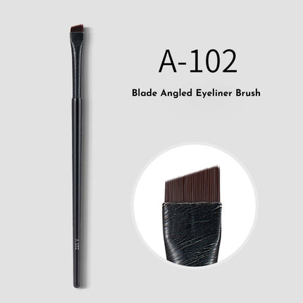 Eyebrow Eyeliner Brush Portable Small Angle Eyebrow Brush Makeup Tool Brushes Makeup Professional  Eyeliner Eyebrow Contour Makeup Brush Super Soft Fiber Comfortable Grip Soft And Natural Makeup Appli