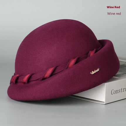 French Hepburn Style Woolen Beret Artistic Australian Wool