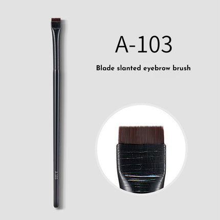 Eyebrow Eyeliner Brush Portable Small Angle Eyebrow Brush Makeup Tool Brushes Makeup Professional  Eyeliner Eyebrow Contour Makeup Brush Super Soft Fiber Comfortable Grip Soft And Natural Makeup Appli